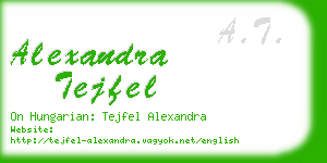 alexandra tejfel business card